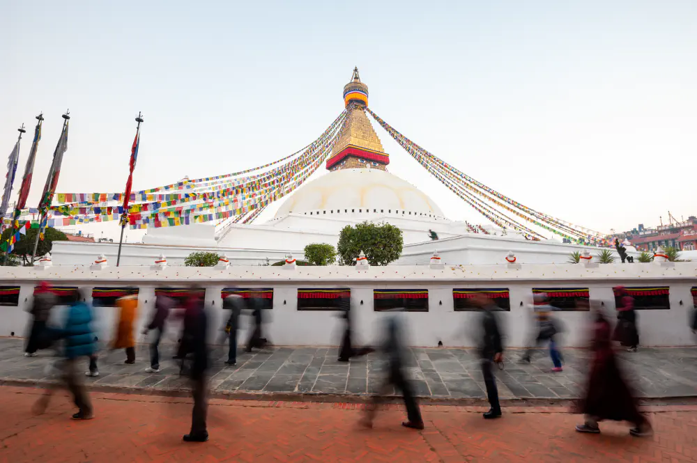 Boudhanat stupa in Kathmandu